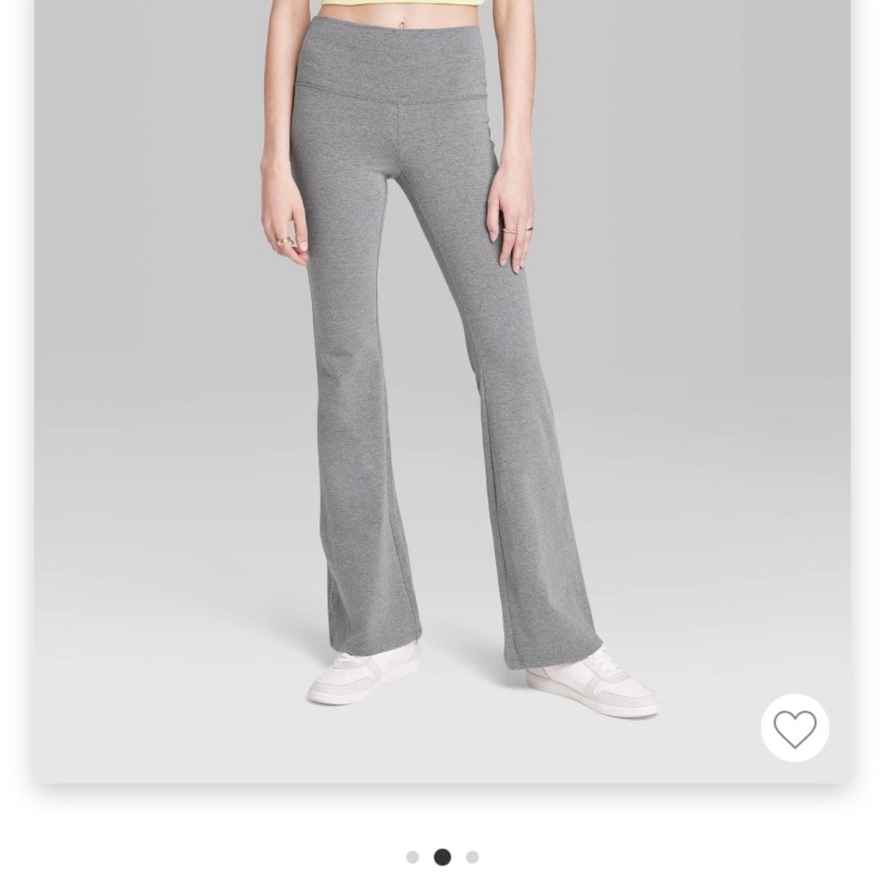 wild fable heather gray flare leggings